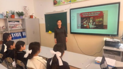  “Қыз бала мер ұл бала арасындағы сыйластық” тақырыбында қыздармен отырыс